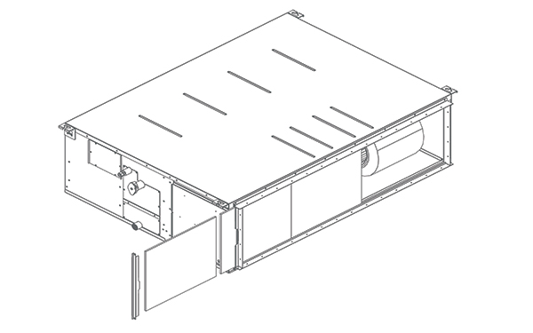 FXMQ200PVM trang bị sẵn rãnh phin lọc, giúp lắp đặt và bảo dưỡng dễ dàng hơn