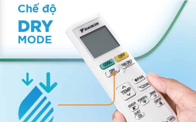 Chế độ hút ẩm điều hòa Daikin