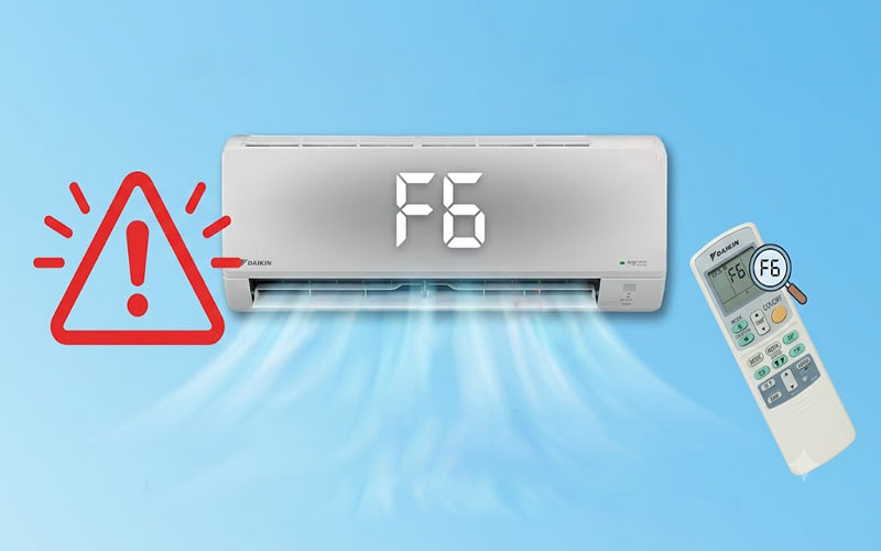 Lỗi F6 điều hòa Daikin